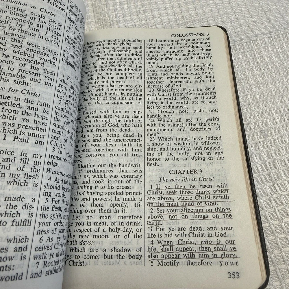 1969‎ Christian Life New Testament With Psalms KJV Thomas Nelson Pocket Bible